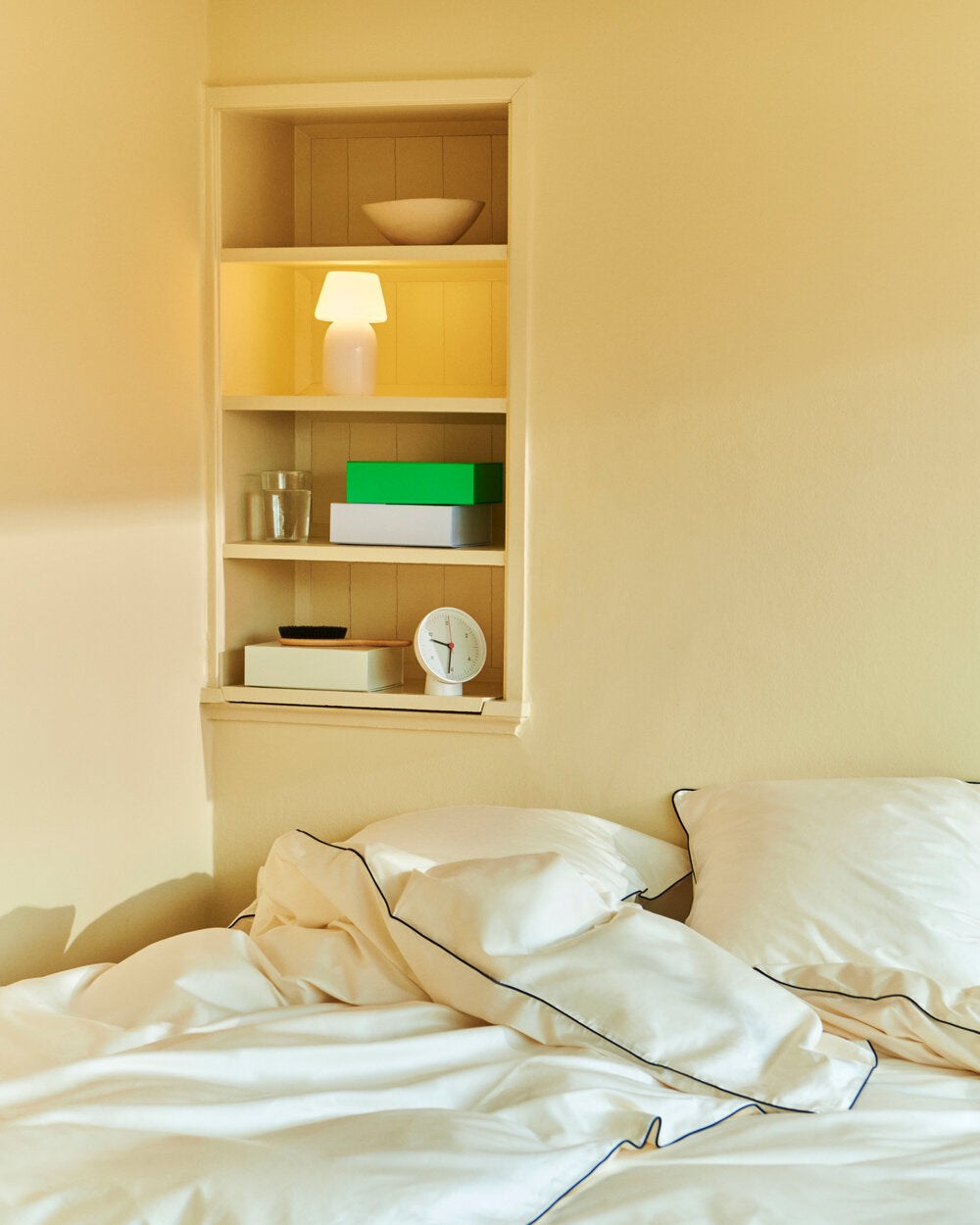 Outline pudebetræk - Ivory